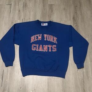 Vintage Russel made in USA blue New York Giants Sweater